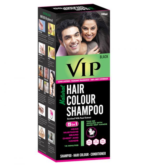 vip hair colour shampoo